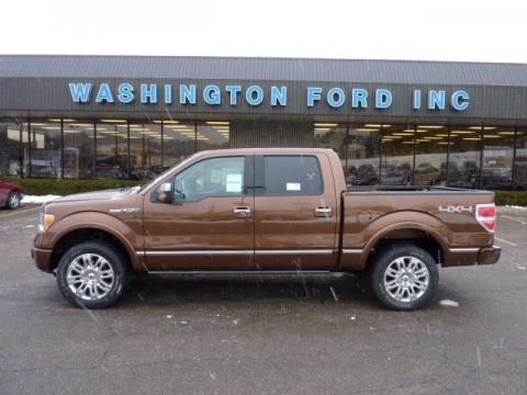 Golden Bronze Metallic Ford F150 Platinum SuperCrew 4x4.  Click to enlarge.