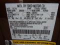 Ford Color Code JQ Golden Bronze Metallic #16