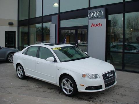 Ibis White 2008 Audi A4 2.0T audi a4 s line white. Ibis White 2008 Audi A4 2.0T