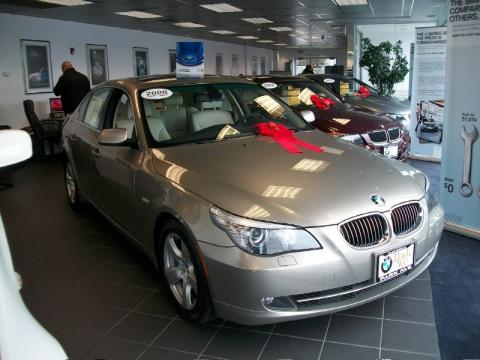 Platinum Bronze Metallic BMW 5 Series 535i Sedan.  Click to enlarge.