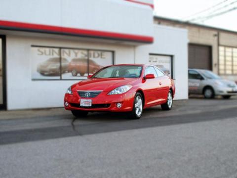 Absolutely Red Toyota Solara SLE V6 Coupe.  Click to enlarge.