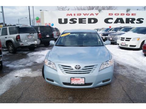 Sky Blue Pearl Toyota Camry LE.  Click to enlarge.