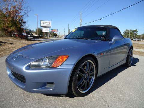 Suzuka Blue Metallic Honda S2000 Roadster.  Click to enlarge.