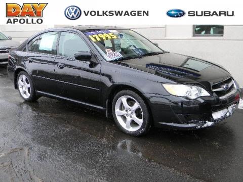 Obsidian Black Pearl Subaru Legacy 2.5i Sedan.  Click to enlarge.