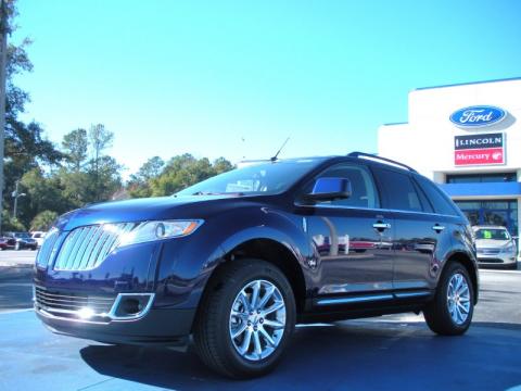 Kona Blue Metallic Lincoln MKX FWD.  Click to enlarge.
