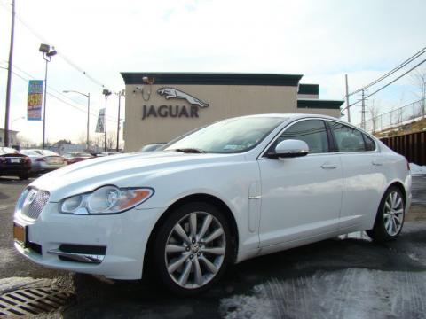 Polaris White Jaguar XF Sport Sedan.  Click to enlarge.