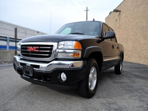 Onyx Black GMC Sierra 1500 SLT Z71 Crew Cab 4x4.  Click to enlarge.