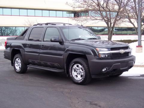 Dark Gray Metallic Chevrolet Avalanche 1500 Z71 4x4.  Click to enlarge.