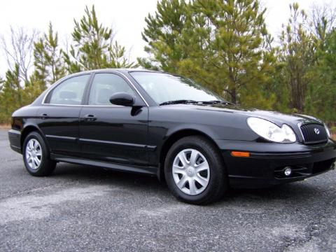Ebony Black Hyundai Sonata GL. Click to enlarge. Ebony Black Hyundai Sonata GL. Click to enlarge.