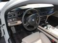  Oyster/Black Nappa Leather Interior BMW 7 Series #14
