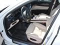  2010 BMW 7 Series Oyster/Black Nappa Leather Interior #15