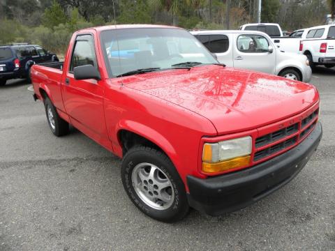 Poppy Red Dodge Dakota Regular Cab.  Click to enlarge.