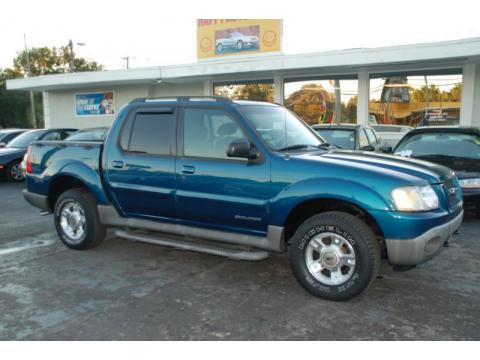 Island Blue Metallic Ford Explorer Sport Trac .  Click to enlarge.