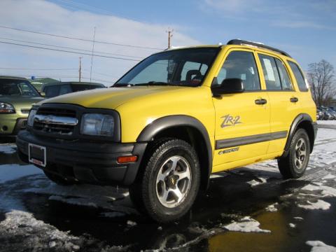 Yellow Chevrolet Tracker ZR2 4WD Hard Top. Click to enlarge. Yellow Chevrolet Tracker ZR2 4WD Hard Top. Click to enlarge.