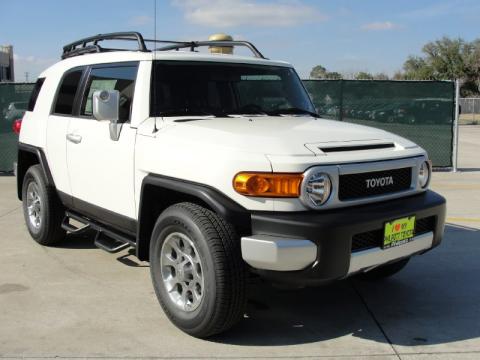 2011 Toyota Fj Cruiser Interior. Iceberg White 2011 Toyota FJ