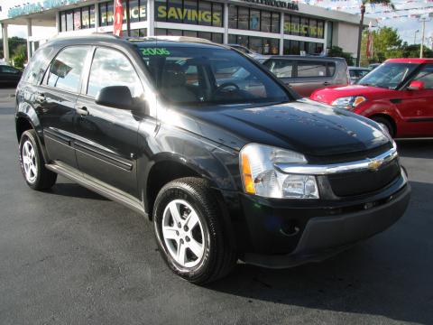 Black Chevrolet Equinox LS.  Click to enlarge.