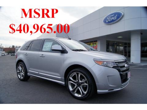 Ingot Silver Metallic Ford Edge Sport.  Click to enlarge.