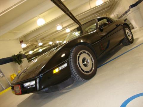 Black Chevrolet Corvette Coupe.  Click to enlarge.