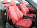  2010 BMW 1 Series Coral Red Boston Leather Interior #28