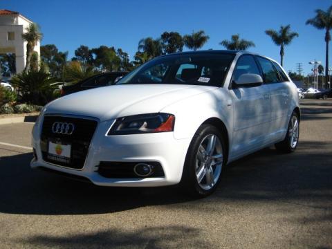 Audi A3 2011 White. Ibis White 2011 Audi A3 2.0