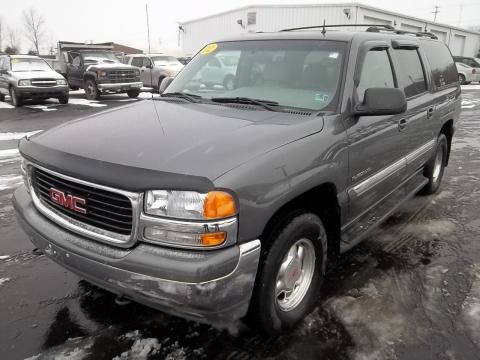 Storm Gray Metallic GMC Yukon XL SLT 4x4.  Click to enlarge.