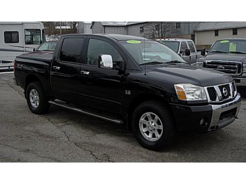 Galaxy Black Nissan Titan LE Crew Cab 4x4. Click to enlarge. Galaxy Black Nissan Titan LE Crew Cab 4x4. Click to enlarge.