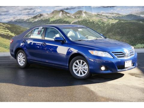 Blue Ribbon Metallic Toyota Camry XLE.  Click to enlarge.