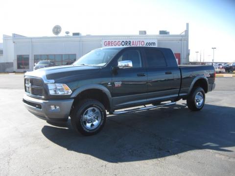 Hunter Green Pearl Dodge Ram 2500 HD SLT Outdoorsman Mega Cab 4x4.  Click to enlarge.