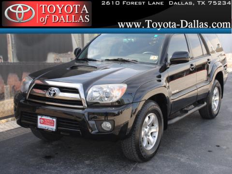 Black Toyota 4Runner Sport Edition.  Click to enlarge.