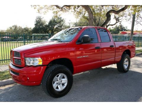 Flame Red Dodge Ram 1500 Sport Quad Cab 4x4. Click to enlarge. Flame Red Dodge Ram 1500 Sport Quad Cab 4x4. Click to enlarge.