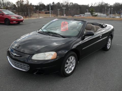 Black Chrysler Sebring GTC Convertible. Click to enlarge.