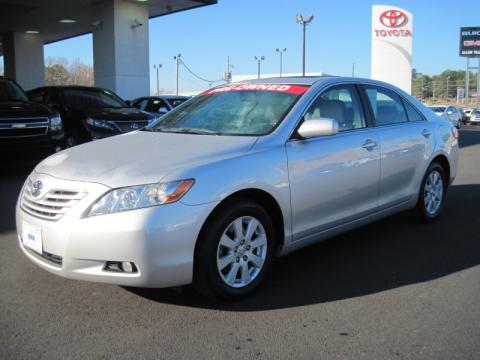 Classic Silver Metallic Toyota Camry XLE V6.  Click to enlarge.