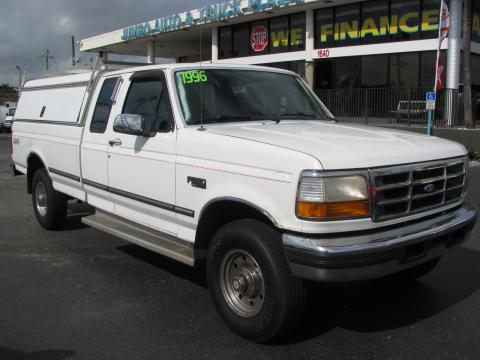 Oxford White Ford F250 XL Extended Cab 4x4.  Click to enlarge.