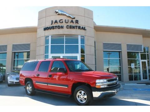 Victory Red Chevrolet Suburban 1500 LT.  Click to enlarge.