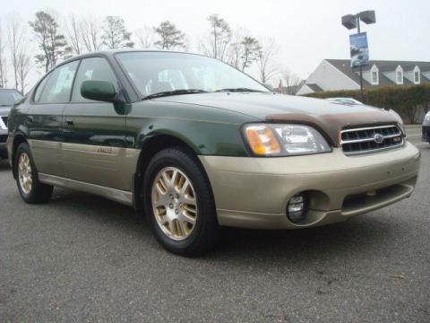 Timberline Green Subaru Outback Limited Sedan.  Click to enlarge.