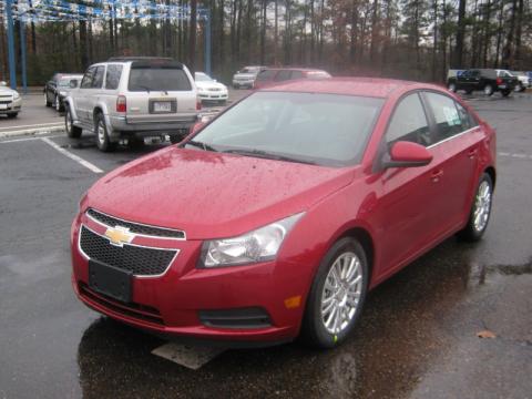 Crystal Red Metallic Tintcoat Chevrolet Cruze ECO.  Click to enlarge.