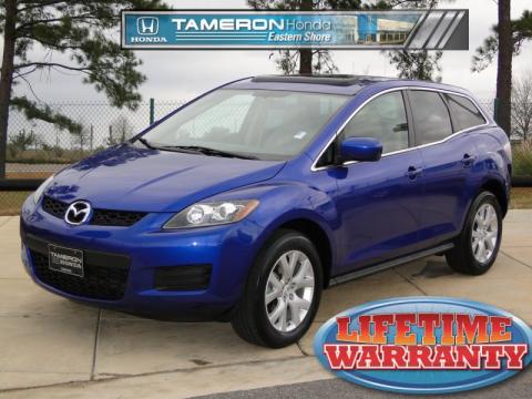 Electric Blue Mica Mazda CX-7 Sport.  Click to enlarge.