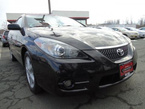 Black Toyota Solara SLE V6 Coupe.  Click to enlarge.