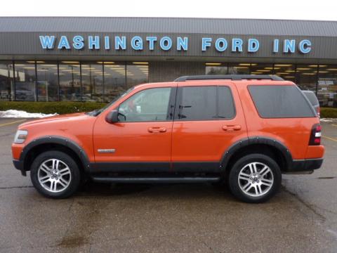 Orange Frost Metallic Ford Explorer XLT Ironman Edition 4x4. Click to enlarge. Orange Frost Metallic Ford Explorer XLT Ironman Edition 4x4. Click to enlarge.