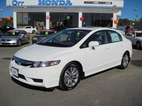 Taffeta White Honda Civic EX-L Sedan.  Click to enlarge.