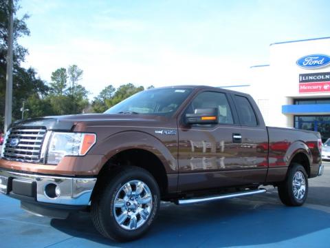 Golden Bronze Metallic Ford F150 XLT SuperCab.  Click to enlarge.