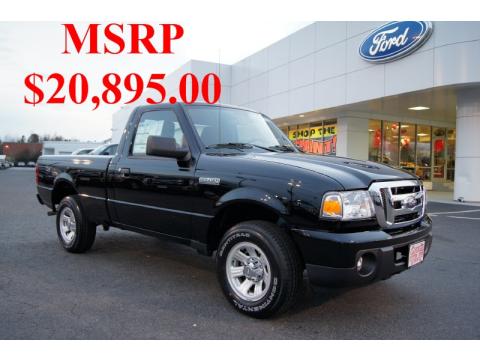 Black Ford Ranger XLT Regular Cab. Click to enlarge. Black Ford Ranger XLT Regular Cab. Click to enlarge.