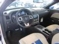  Pearl White/Blue Interior Dodge Challenger #15