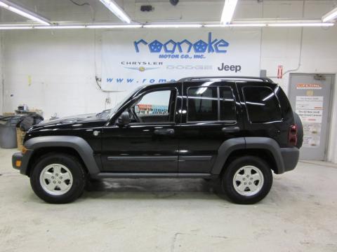 Black Jeep Liberty Sport 4x4.  Click to enlarge.