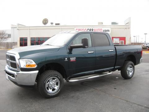 Hunter Green Pearl Dodge Ram 2500 HD SLT Crew Cab 4x4.  Click to enlarge.