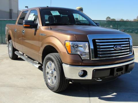 Golden Bronze Metallic Ford F150 Texas Edition SuperCrew 4x4.  Click to enlarge.