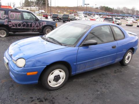 Brilliant Blue Dodge Neon Coupe.  Click to enlarge.