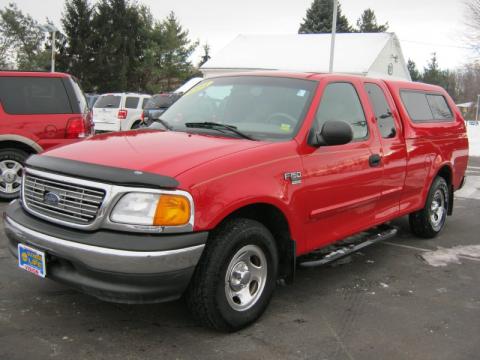 Bright Red Ford F150 XLT Heritage SuperCab.  Click to enlarge.