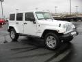 Front 3/4 View of 2011 Jeep Wrangler Unlimited Sahara 4x4 #3