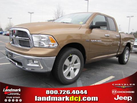 Saddle Brown Pearl Dodge Ram 1500 Big Horn Quad Cab.  Click to enlarge.